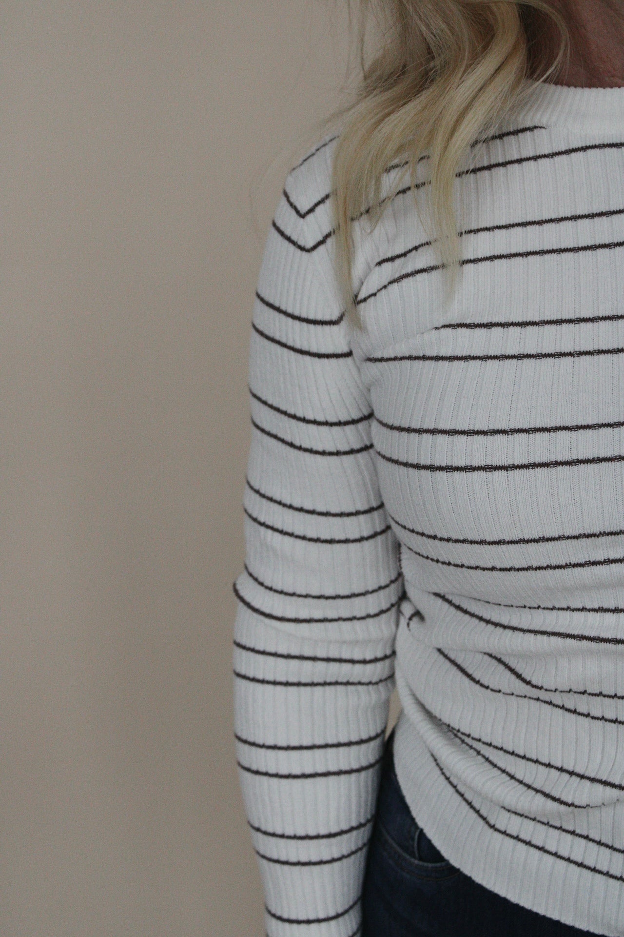 Parker Double Lined Stripe Sweater