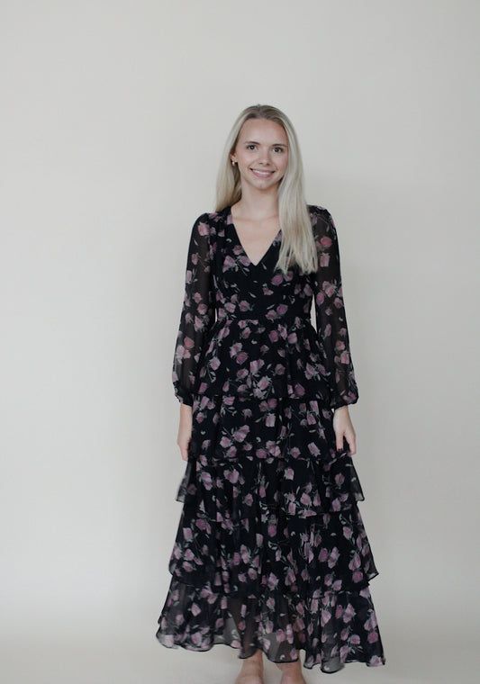 Eloise Tiered Floral Maxi Dress