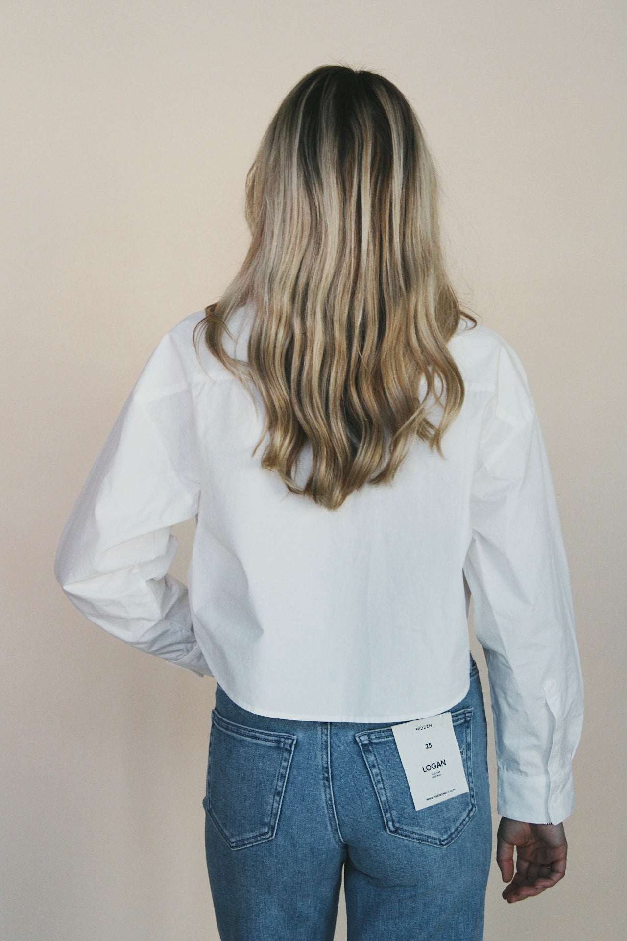 Charlotte Cropped Button Down