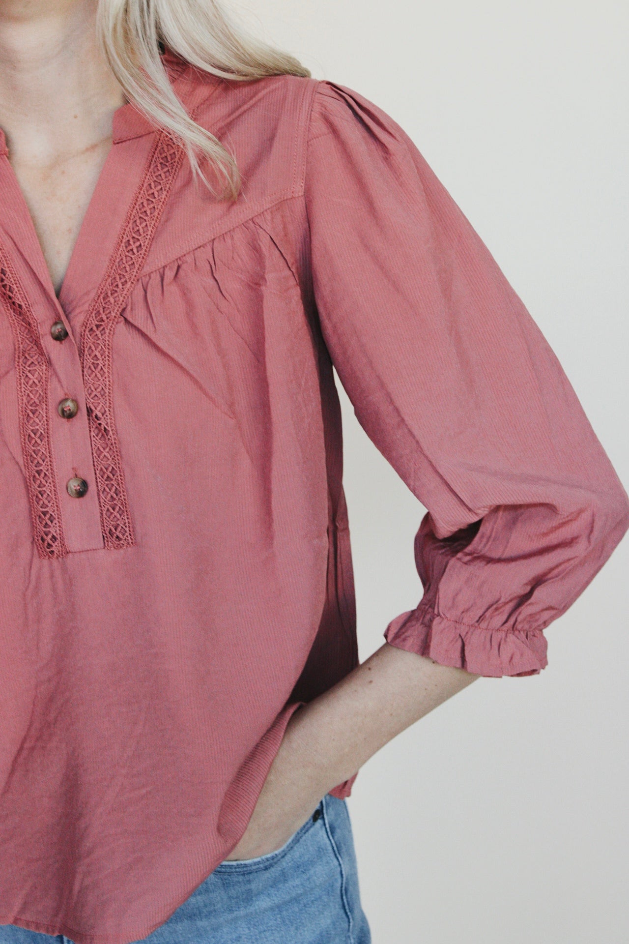 Seren Ruffle Trim Blouse