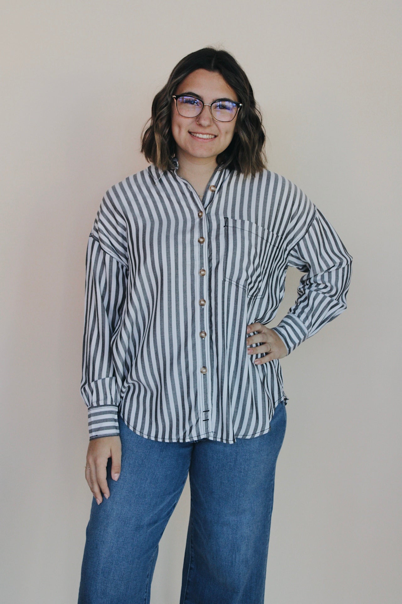 Calla Button Down