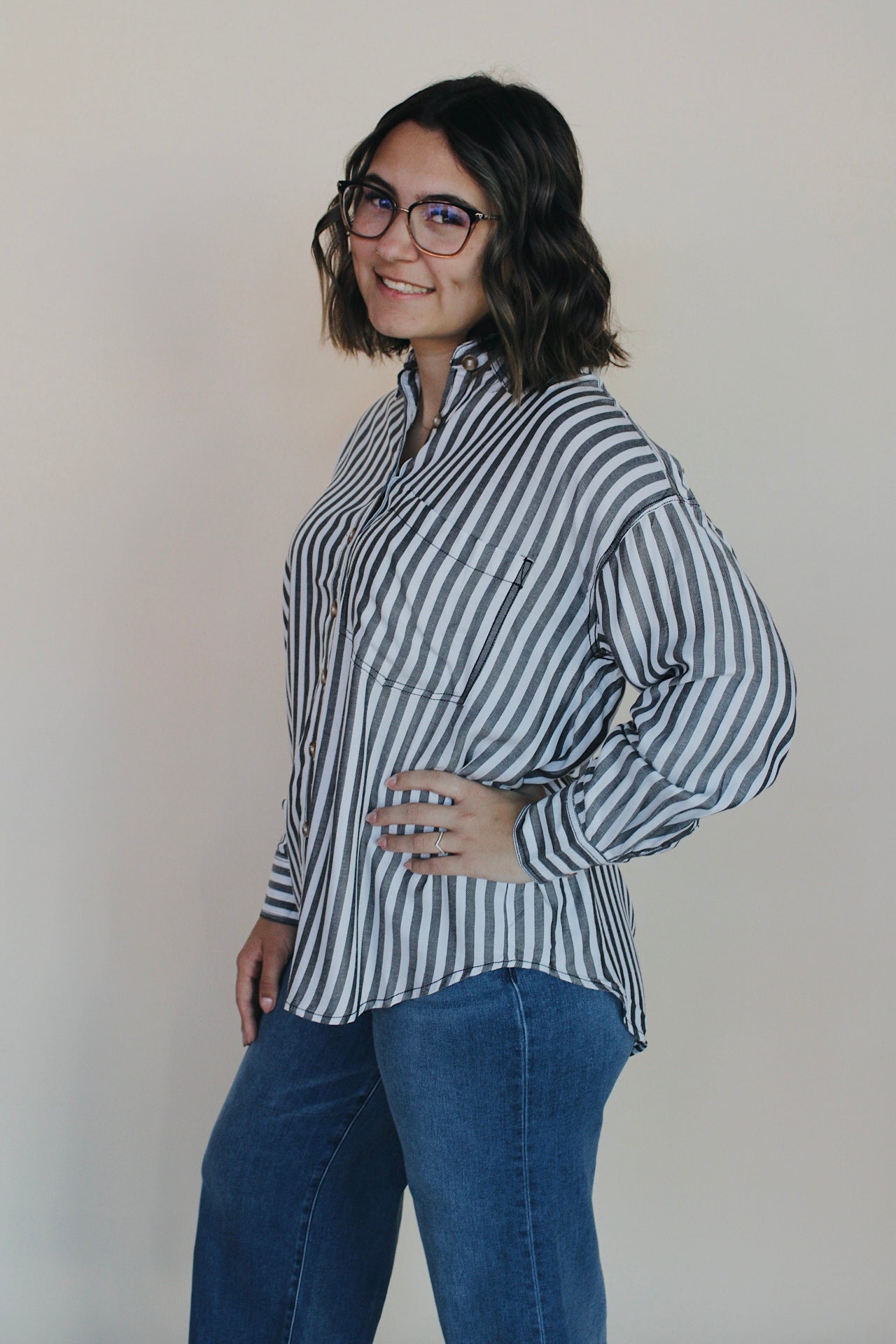 Calla Button Down
