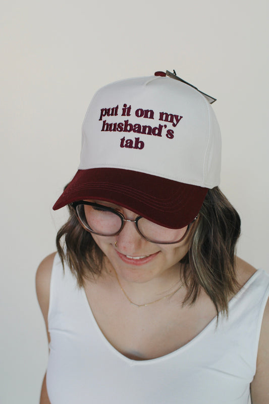 Husbands Tab Trucker Hat