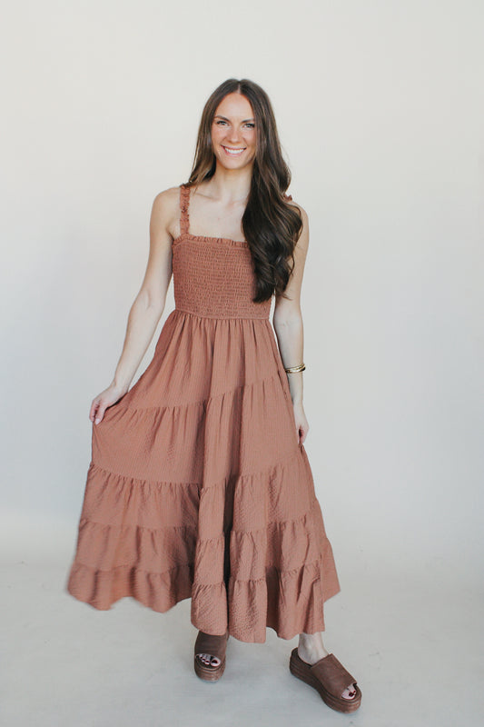Dakota Tiered Midi Dress