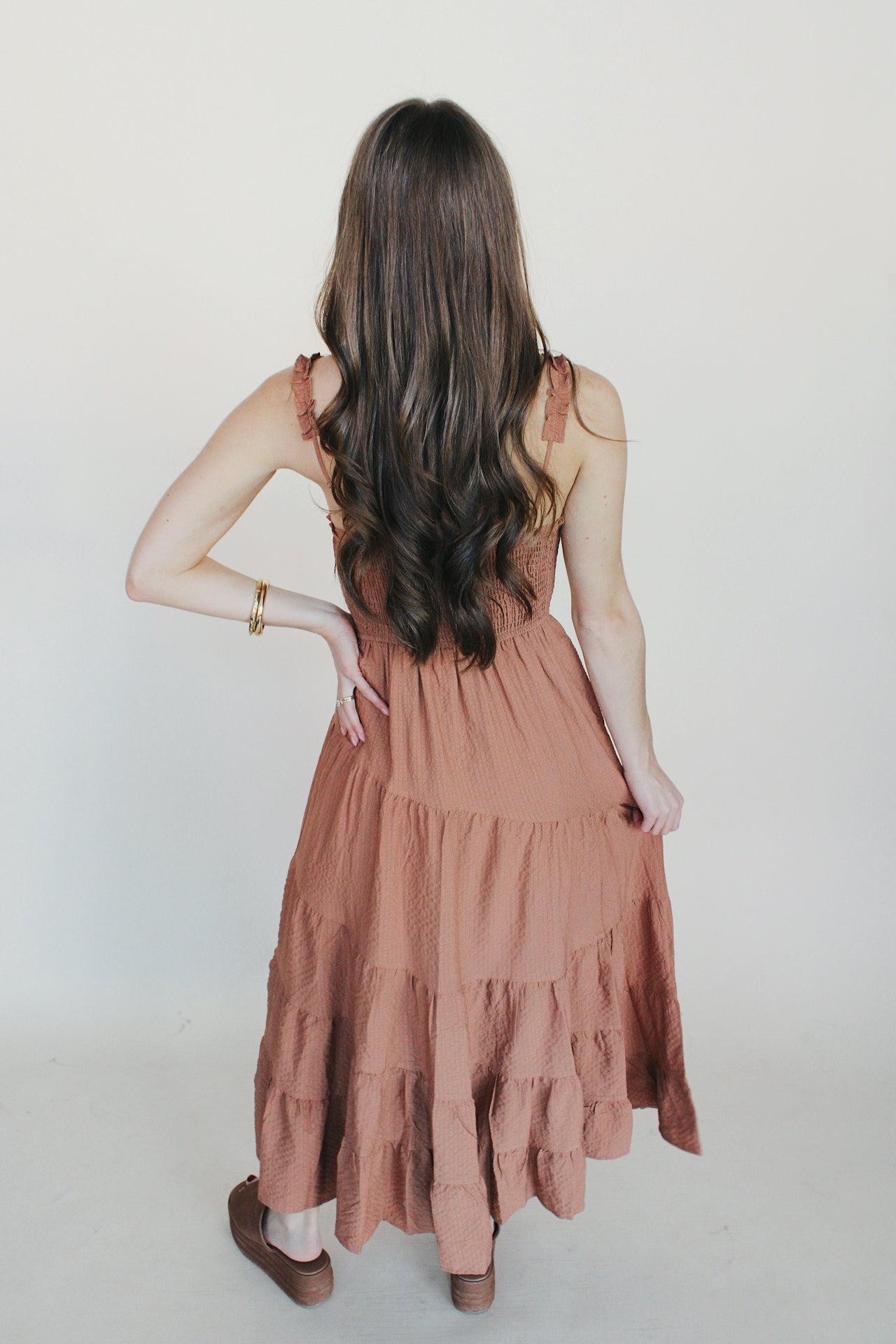Dakota Tiered Midi Dress