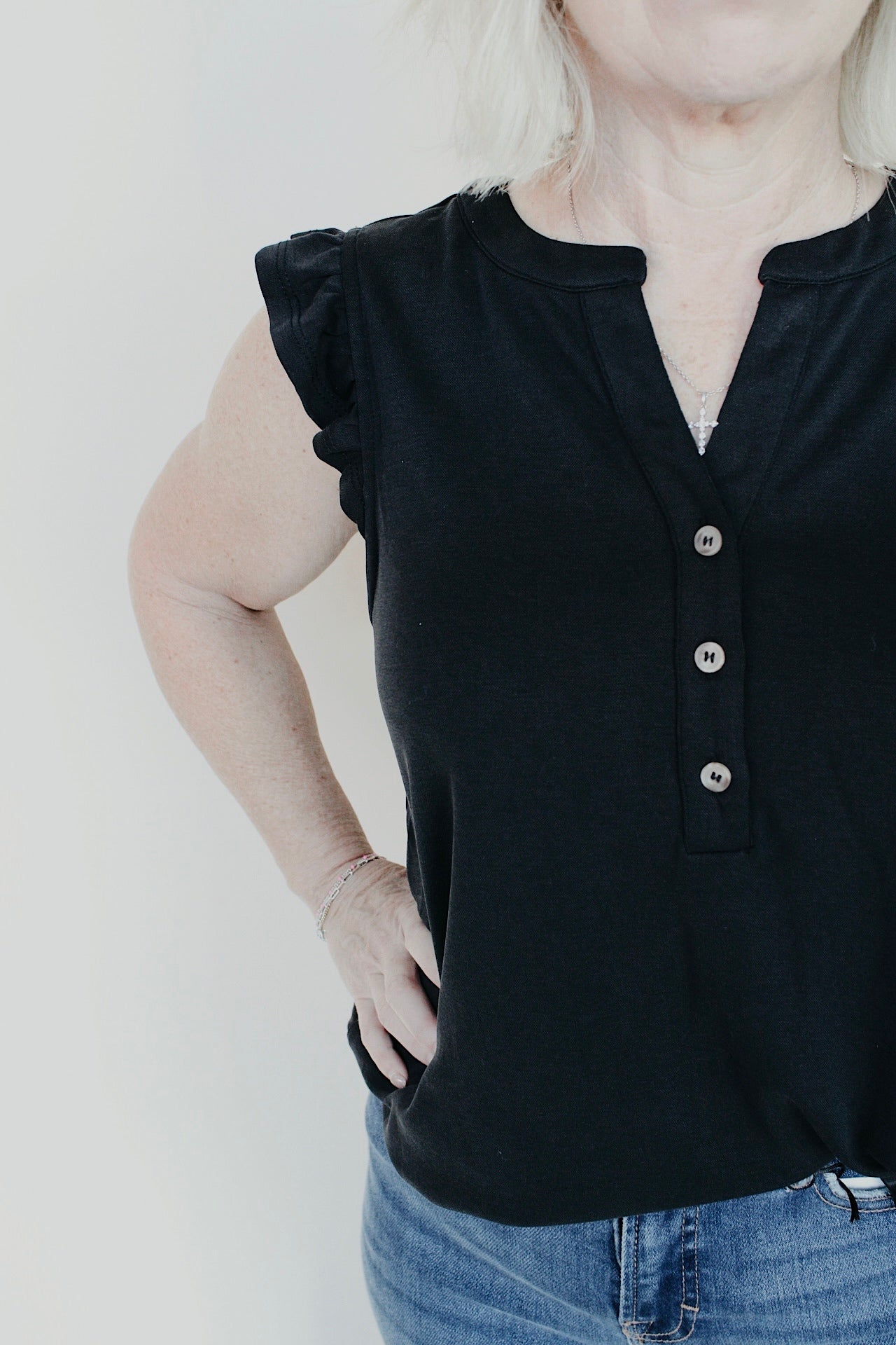 Raia Ruffle Knit Top