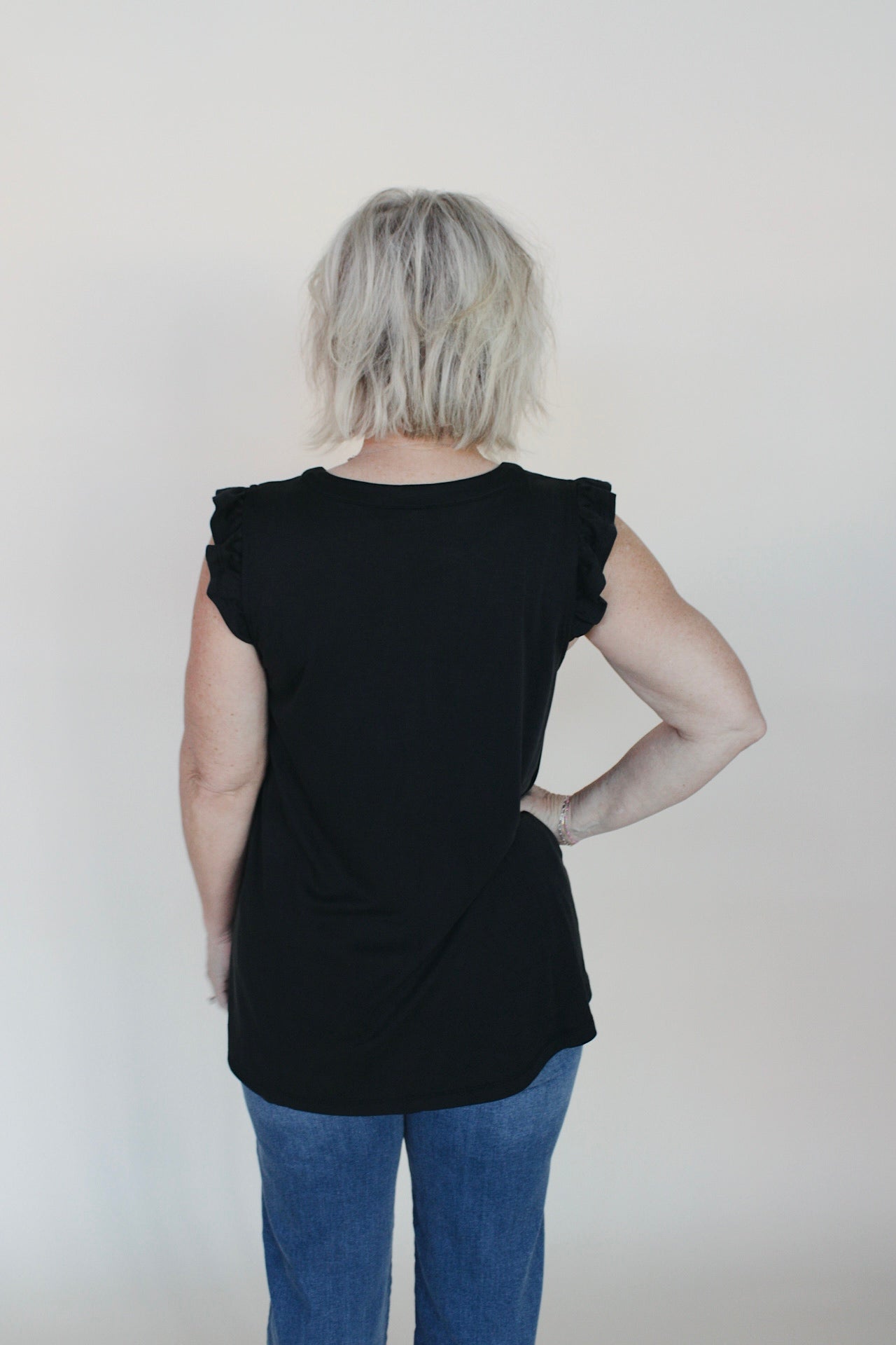 Raia Ruffle Knit Top