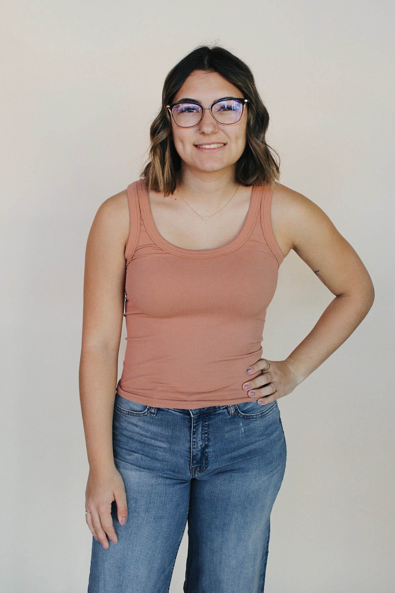Reversible Ribbed Tank - more colors available