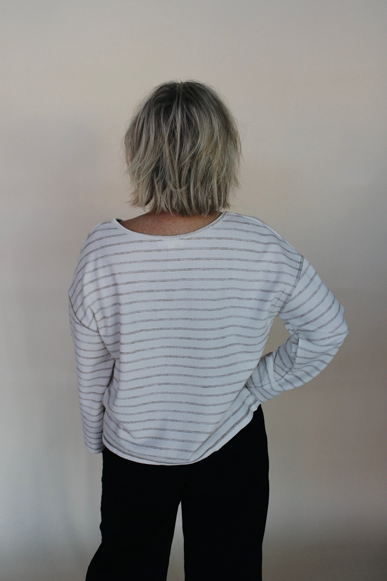 Kelsey Stripe Knit Long Sleeve