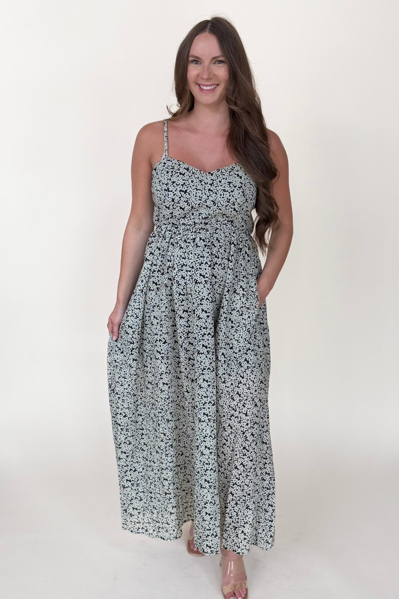 Jessie Floral Print Maxi Dress
