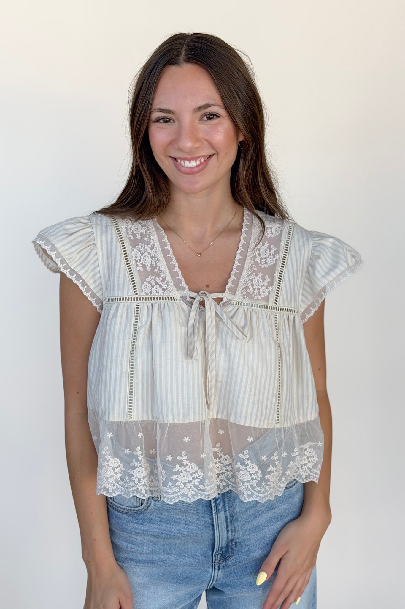 Hannah Lace Blouse