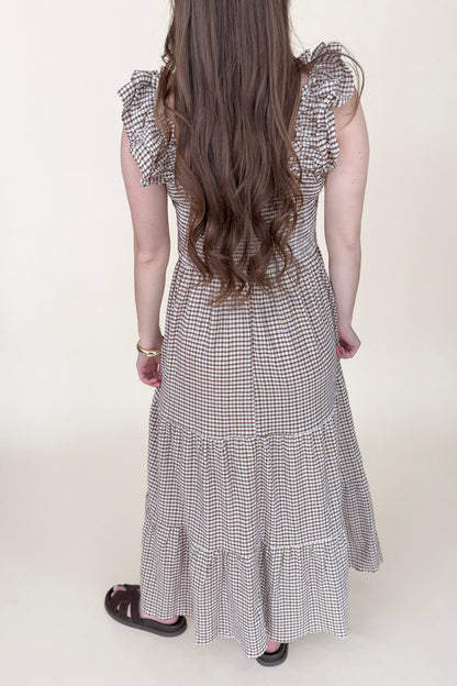 Lana Gingham Maxi Dress