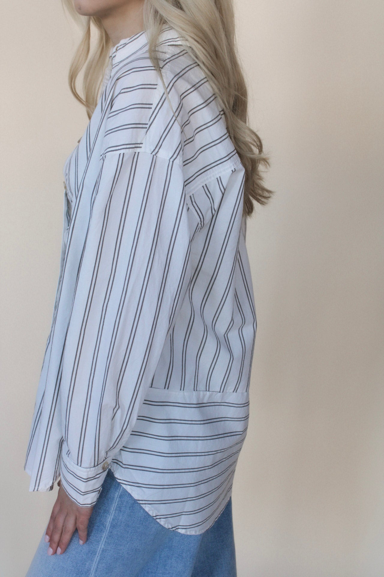 Oversized Striped Shirt