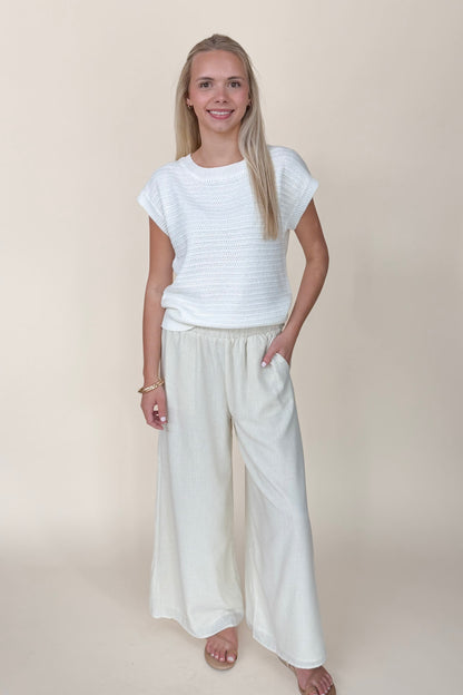 Esme Woven Wide Leg Pant