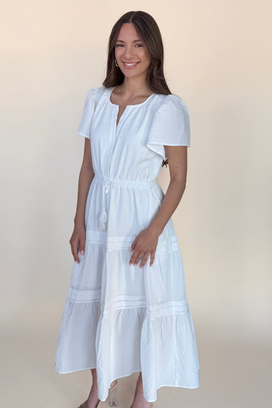 Eliza Bell Sleeve Midi Dress
