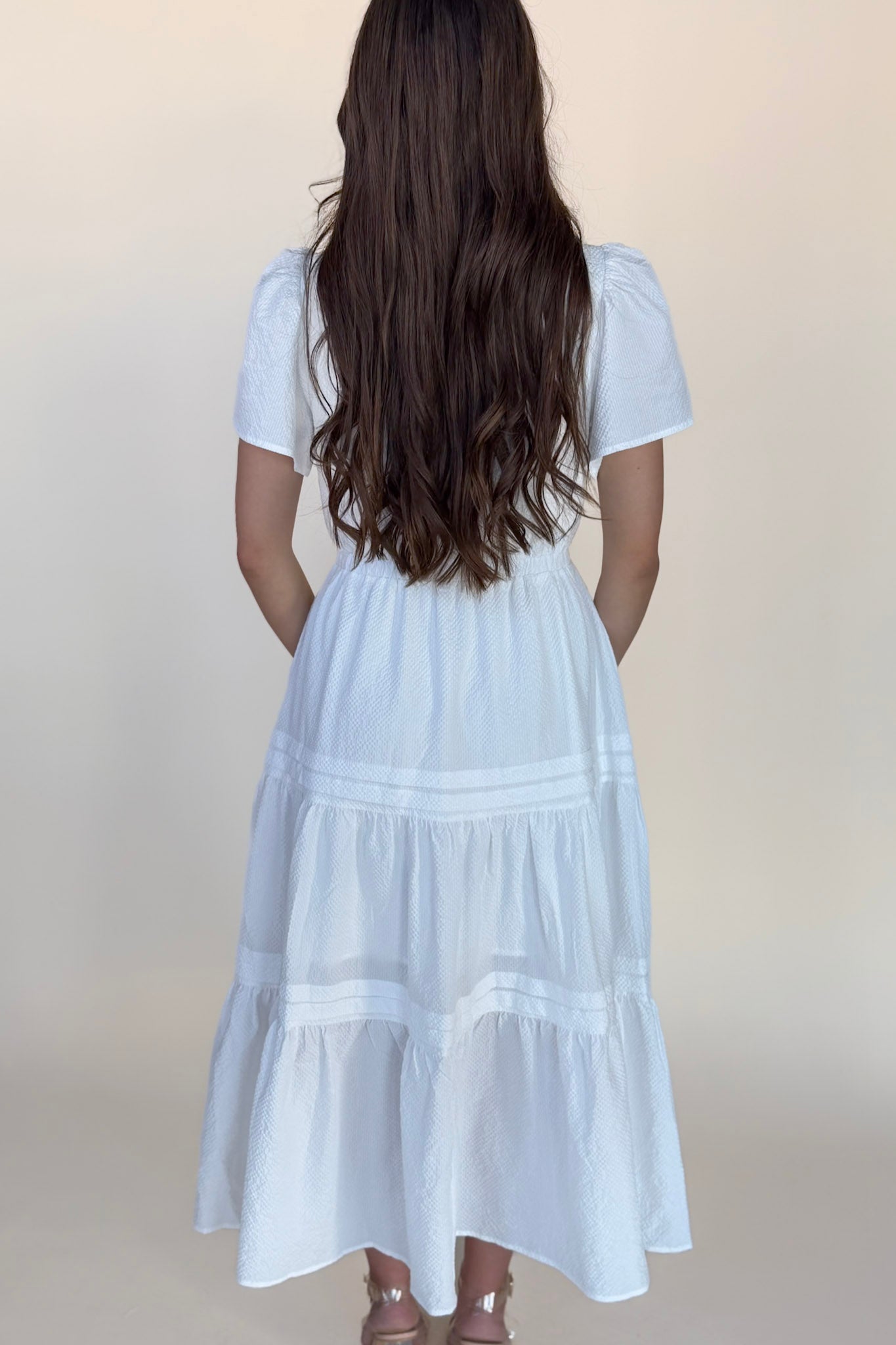 Eliza Bell Sleeve Midi Dress