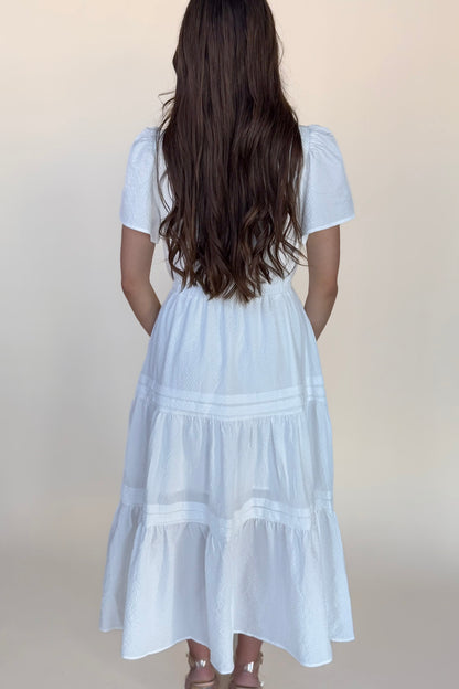 Eliza Bell Sleeve Midi Dress