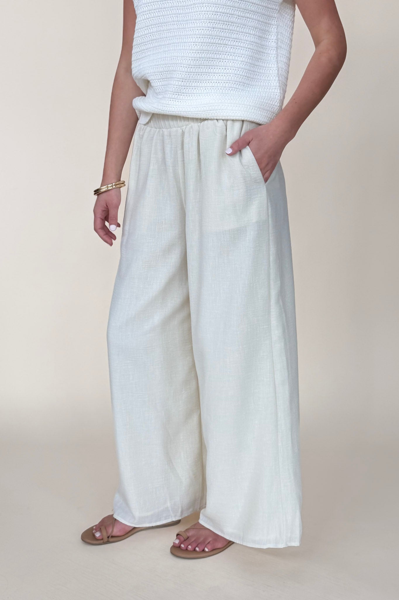 Esme Woven Wide Leg Pant