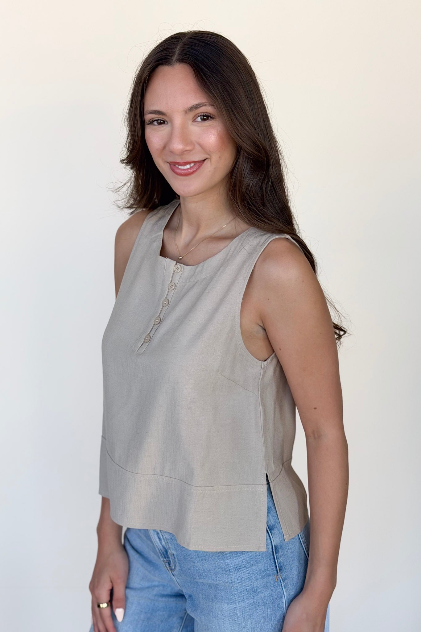 Wrenley Textured Woven Top
