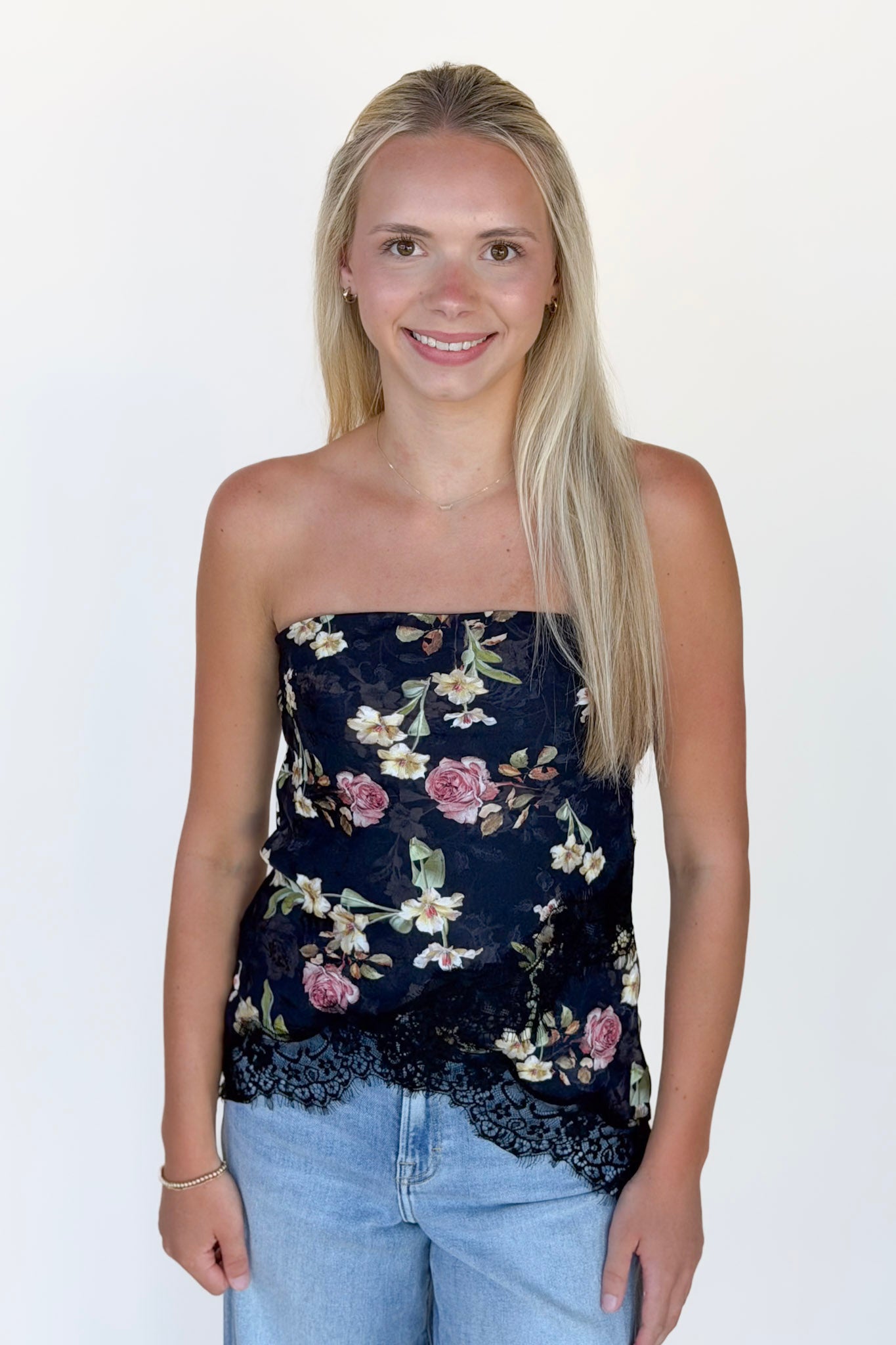 Leila Strapless Blouse