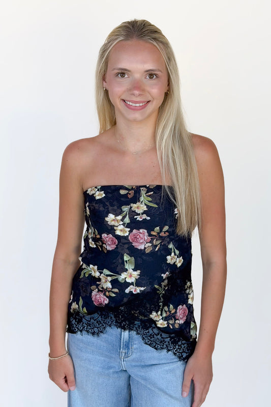 Leila Strapless Blouse