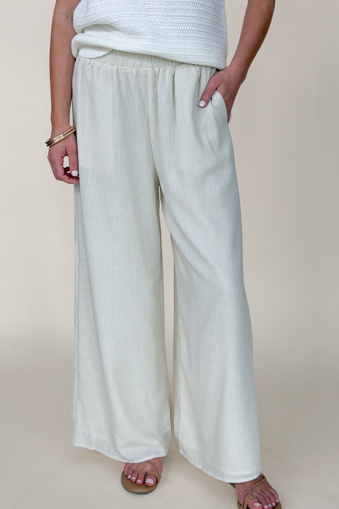 Esme Woven Wide Leg Pant