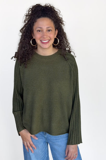 Lauren Rolled Edge Sweater