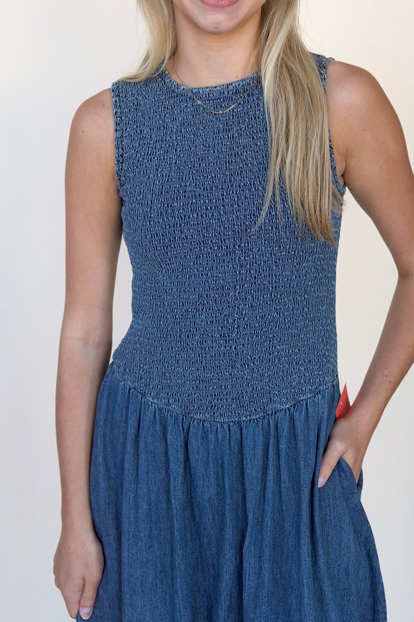 Hallie Denim Maxi Dress
