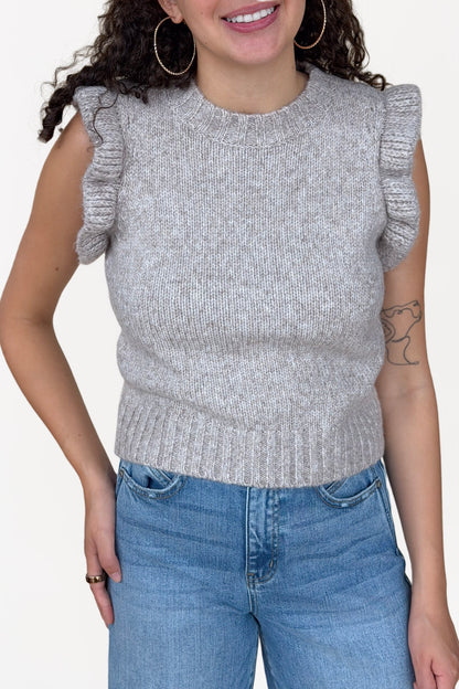 Reya Ruffle Sweater Top