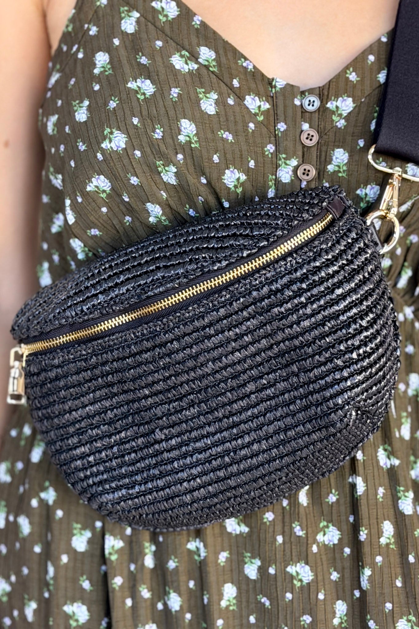 Gizelle Checker Belt Bag
