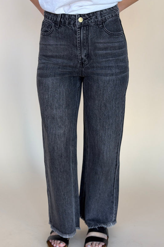 Molly Black Denim Pant