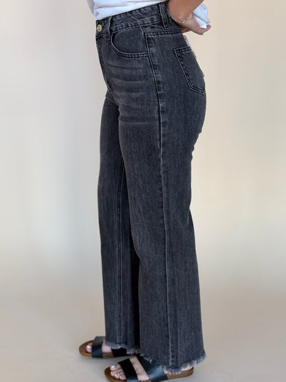 Molly Black Denim Pant