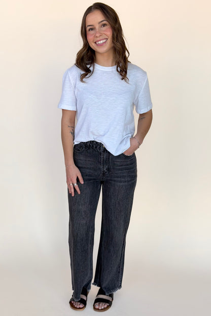Molly Black Denim Pant