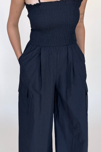 Violet Wide Leg Jumpsuit