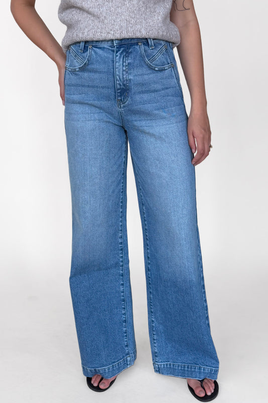 Ultra High Rise Wide Leg Jean
