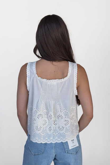 Olivia Eyelet Tank