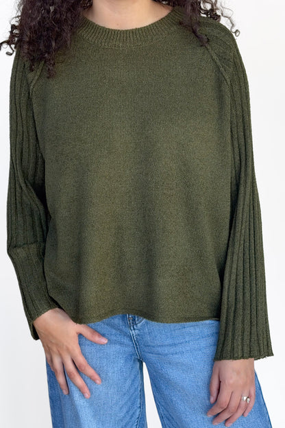Lauren Rolled Edge Sweater