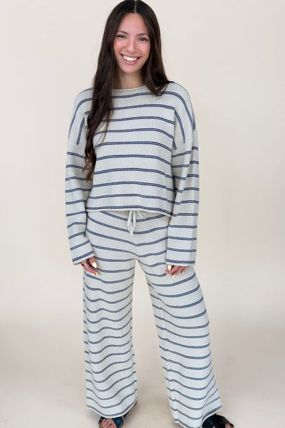 Madison Striped Knit Pant