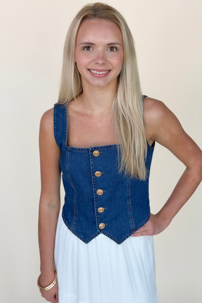 Tasha Denim Vest