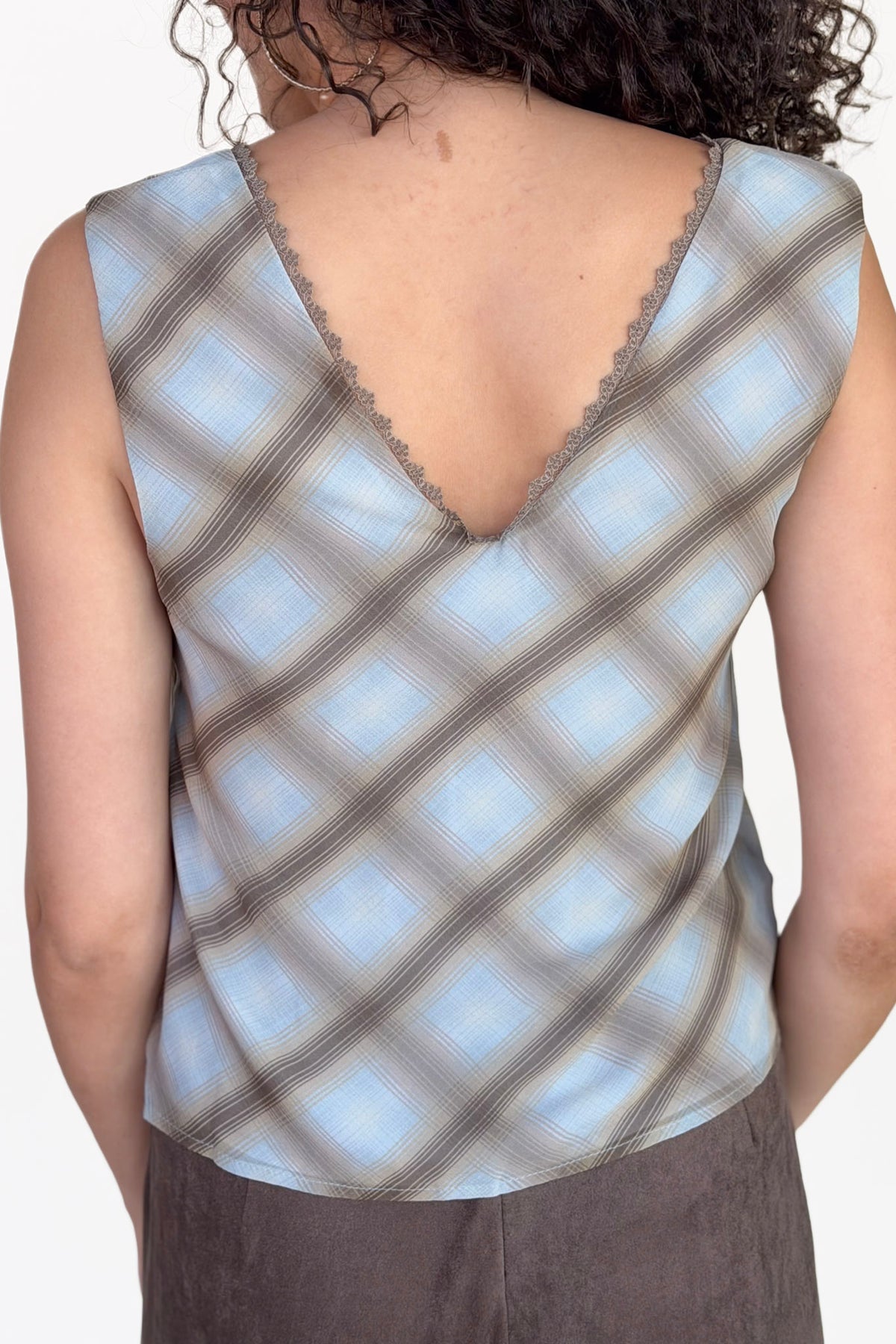Merritt Vintage Plaid Top
