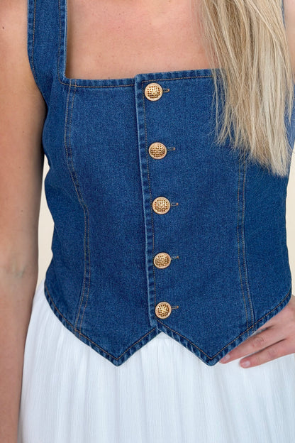 Tasha Denim Vest