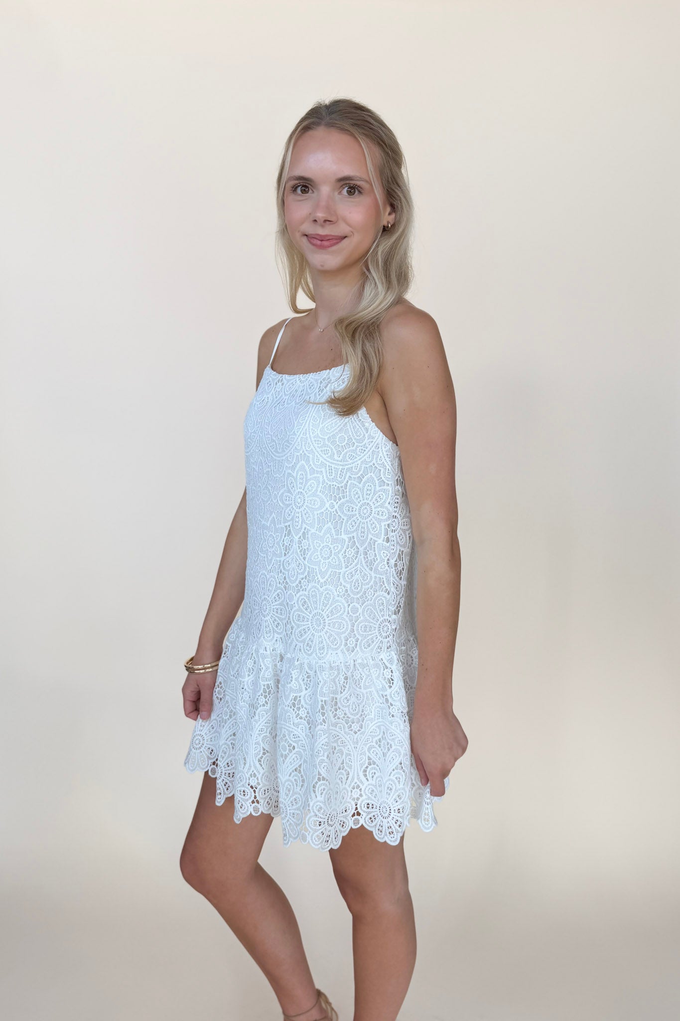 Lindsey Lace Mini Dress
