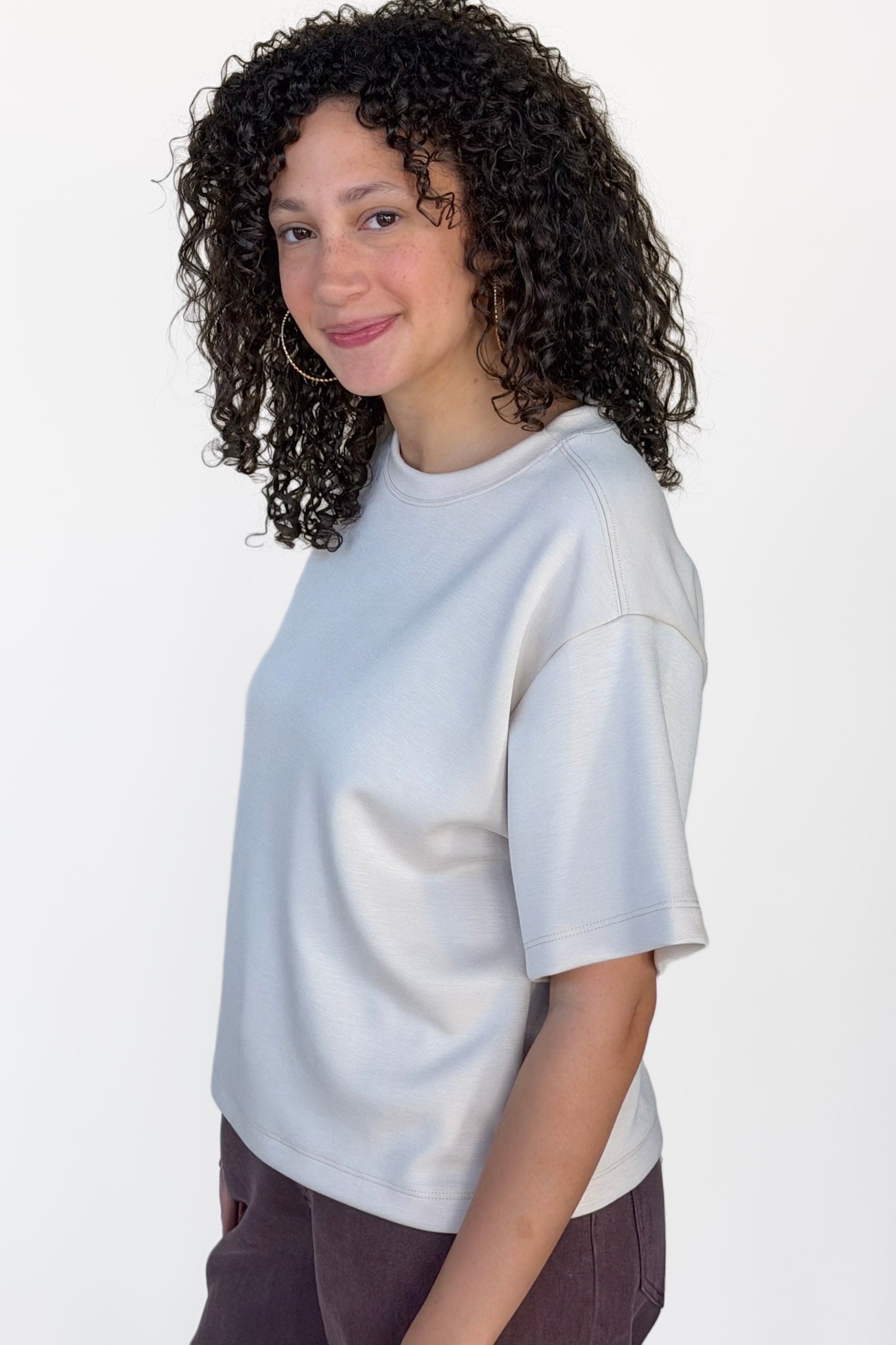 Oversized Scuba Top