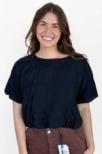 Sloane Bubble Hem Top
