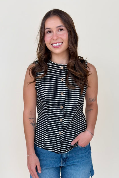 Robyn Stripe Vest