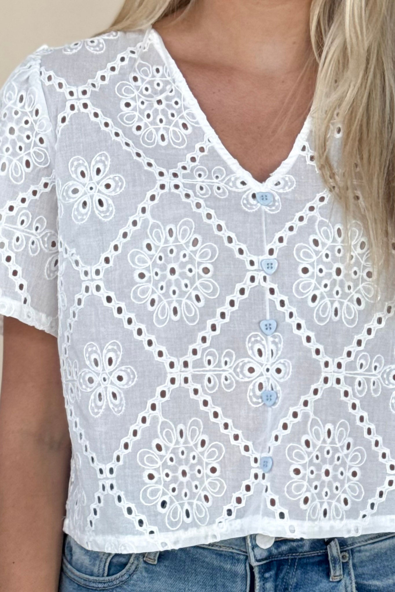 Whitney Broderie Anglaise Blouse