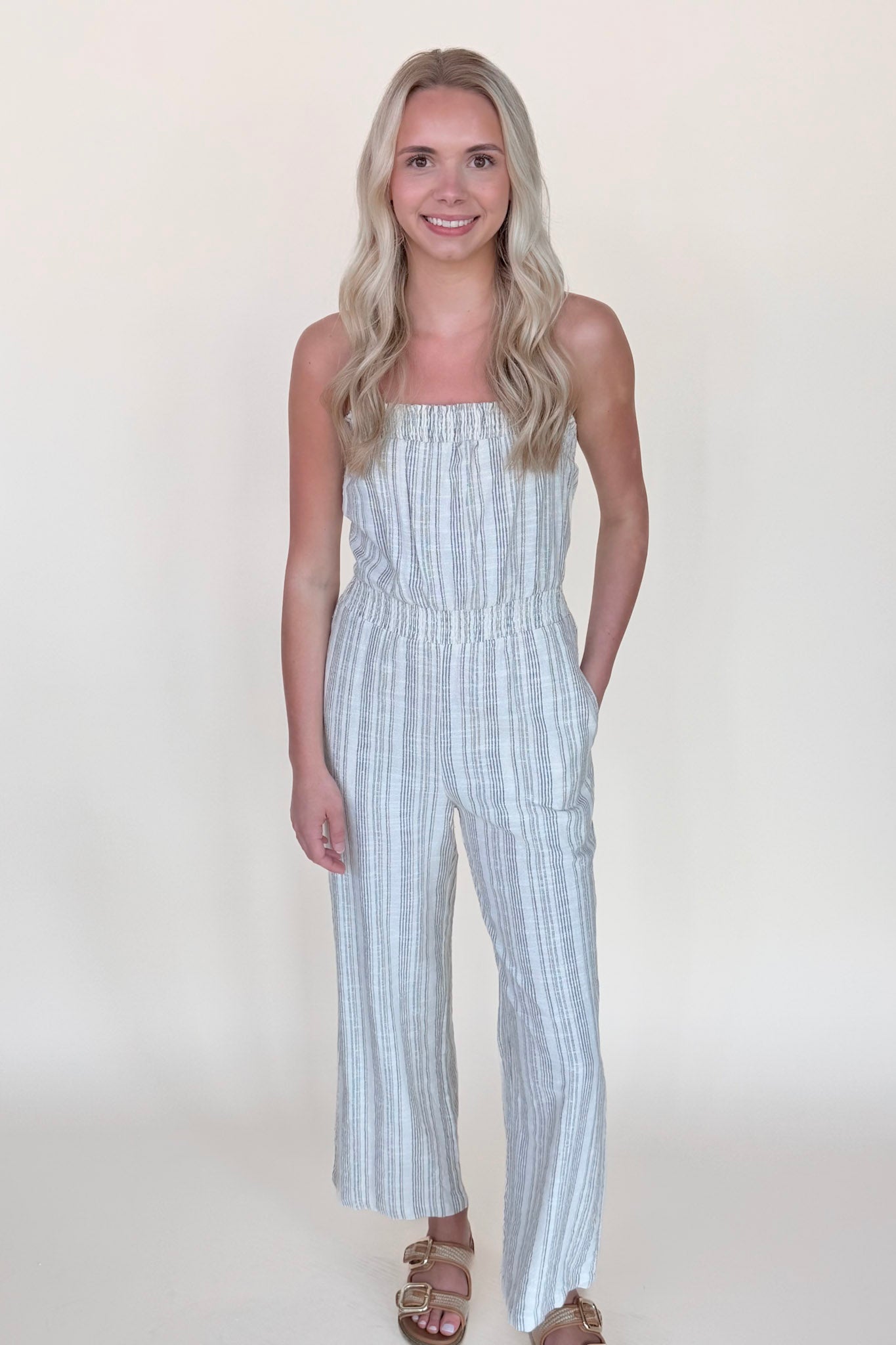 Rylie Stripe Jumpsuit