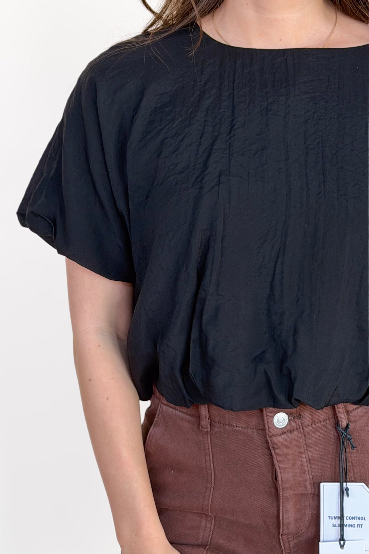 Sloane Bubble Hem Top