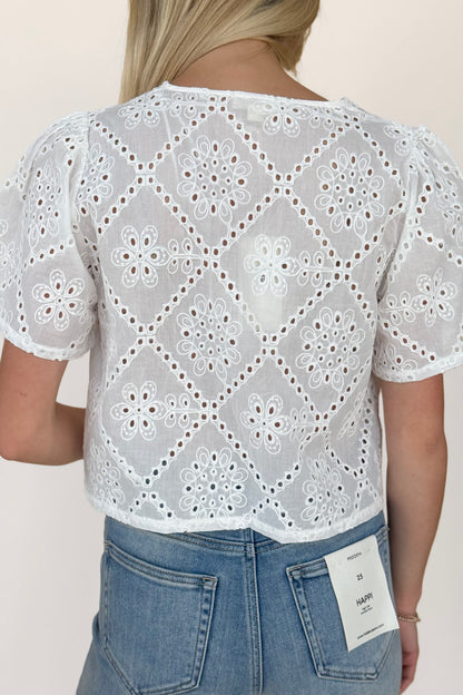 Whitney Broderie Anglaise Blouse