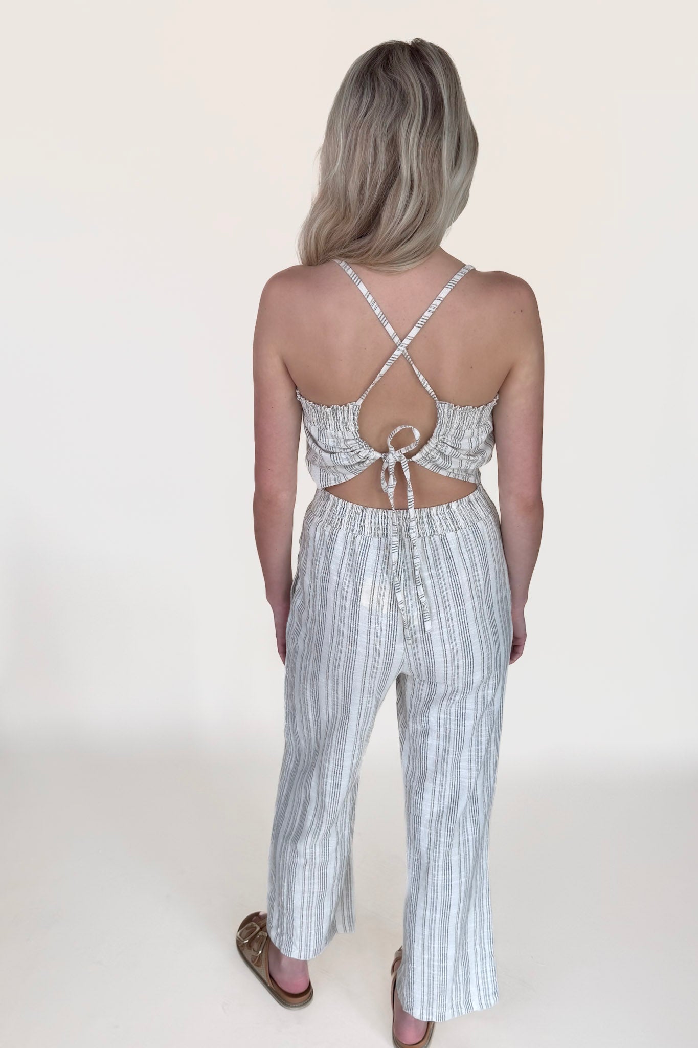 Rylie Stripe Jumpsuit